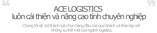 ACE LOGISTICS is more expert than expert
ACE LOGISTICS will be a leading company for your’s the needs and trend of Logistics.